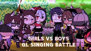 Gacha life singing battle girls vs boys PT1 [upl. by Areit]