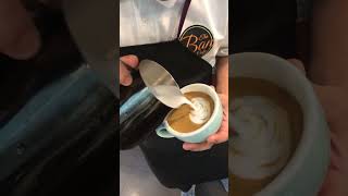 coffee time latteart howtoearnmoneyindubai dubaiairport coffee uaedubai barista cappuccino [upl. by Kahle65]