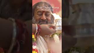 navratri 2024 gurudevsrisriravishankar artofliving bangalore celebration devi pooja homa [upl. by Notsniw]