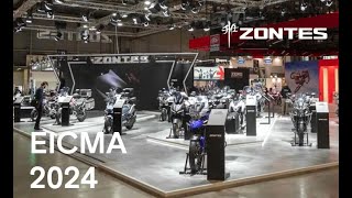 Présentation du stand et des nouveautés ZONTES à lEICMA 2024 [upl. by Nafets]