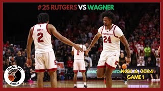 Rutgers vs Wagner  2024 Season Opener [upl. by Yahska]