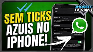 Como TIRAR TICKS AZUIS no IPHONE  WHATSAPP [upl. by Sivar]