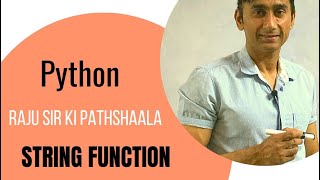 string function  string function in python  raju sir ki pathshaala [upl. by Krebs]