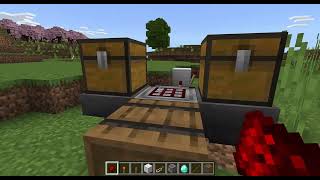 Minecraft redstone tutorials how to make a autocrafter [upl. by Stratton]