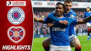 Rangers 50 Hearts  Rangers End Weekend 1 Goal Behind Celtic  Ladbrokes Premiership [upl. by Vera177]