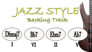 JAZZ 1625 Db MAJOR Backing Track 140bpm [upl. by Negam783]