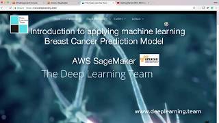 AWS SageMaker Deep Learning for Breast Cancer Prediction [upl. by Anirbac]