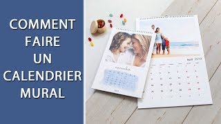 Calendrier mural personnalisé  📆 200 modèles créatifs [upl. by Annoet]