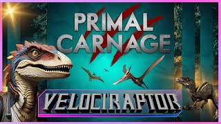 PRIMAL CARNAGE EXTINCTION JOGANDO COM VELOCIRAPTOR PRIMAL CARNAGE EXTINCTION ИГРАЕТ С ВЕЛОЦИРАПТОРОМ [upl. by Arimihc789]