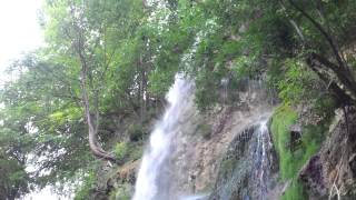 Uracher Wasserfall Waterfall mit Quelle Unesco Biospährenreservat Schwäbische Alb Swabian [upl. by Enos]