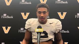 Randon Fontenette on Vanderbilts matchup with No 5 Texas [upl. by Urbanus]