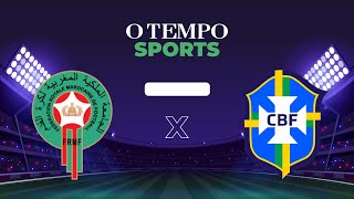 MARROCOS x BRASIL  Acompanhe AO VIVO o jogo amistoso [upl. by Idnil]