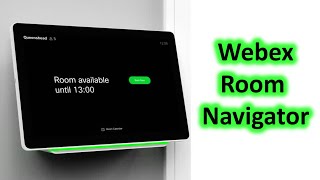 Webex Room Navigator Unboxing Setup and Overview [upl. by Cozmo519]