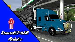 Kenworth T680 Modular Haulin Colombia  Bajando A Puro Freno De Motor ♥ [upl. by Rogozen]