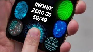 Infinix Zero 30 4G5G  Change Finger Sensor Animation Set Finger amp Face Lock  All Infinix Mobiles [upl. by Aissirac]