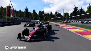 F1 23 Gameplay  SKG League  SPA Grand Prix [upl. by Stryker904]