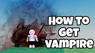 How to Get Vampire in Aura Craft Roblox  Vampire [upl. by Elatan941]