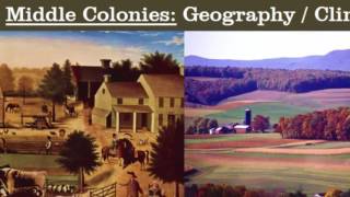 13 Colonies Comparing Regions New England Middle and Southern [upl. by Cooke]