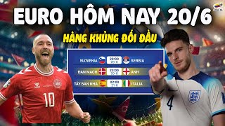 Lịch Thi Đấu Euro 2024 Hôm Nay 206 Hàng Khủng Đối Đầu  Thông Tin Nóng Trước Trận [upl. by Boykins]