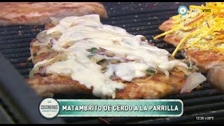 Matambrito de cerdo a la pizza con ensalada waldorf [upl. by Kielty]