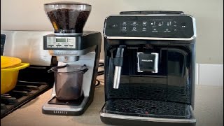 PHILIPS 3200 Series Fully Automatic Espresso Machine  Classic Milk Frother Review [upl. by Asetal816]