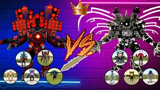 🔥Skibidi tournament Updated Speakerman Titan VS Triman titan skibidi 😡😎 [upl. by Fulbert616]