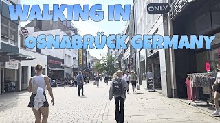 4K Walking in Osnabrück Germany  Smalltown charm [upl. by Hanae]