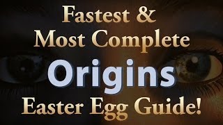 NEW Fastest and Most Complete Origins Easter Egg Guide Little Lost Girl Black Ops 2 Zombies [upl. by Ynney97]