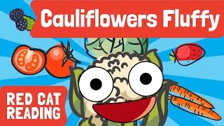 Cauliflowers Fluffy  Paintbox  Vegetable  Harvest  Kids Song  Made by Red Cat Reading [upl. by Norahs]