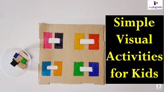 Simple Visual Activities for Kids  Visual Discrimination Activity  Visual Learning Activities [upl. by Norrab]