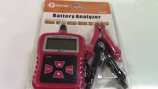 KZYEE KS21 12V Car Battery Analyzer Review [upl. by Jody]