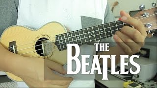 The Beatles  Let it Be UKULELE Tutorial  Fácil  Easy HD [upl. by Anehsak102]