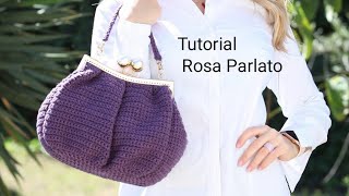 Borsa Pasticcino Prada Tutorial uncinetto [upl. by Ecidna]