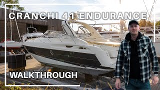 Cranchi 41 Endurance Walkthroughvideo  Over 40 knop med 40 fot [upl. by March925]