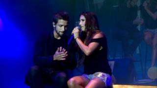 India Martínez y Pablo Alboran en concierto de la mercé Barcelona el 23092010 [upl. by Akimahs]