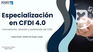 Cancelacion relacion y sustitucion de CFDI´s [upl. by Niehaus780]