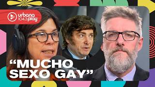 Luis Novaresio sobre los comentarios homofóbicos de Milei sobre la cárcel y el sexo gay DeAcáEnMás [upl. by Odlanyar]