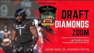 James Ester DL Northern Illinois  2024 NFL Draft Prospect Zoom Interview [upl. by Deevan280]