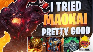 THE CORRECT WAY TO BUILD MAOKAI 🔥 Maokai Wild Rift Gameplay [upl. by Aleekahs286]