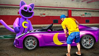 Jeffy Steals SMILING CRITTER Supercars in GTA 5 [upl. by Rephotsirhc]