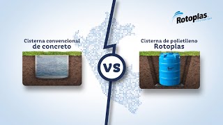 Beneficios de la Cisterna Rotoplas VS Cisterna convencional de Cemento [upl. by Yleen]