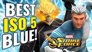 TOP ISO8 BLUE 5 TOONS UPDATED PICKS FOR DD6 Wakandans Worthless Again  Marvel Strike Force [upl. by Stuart288]