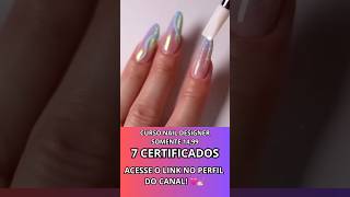 CURSO DE UNHAS unhas unhasdecoradas unhaslindas nails tutorialdeunhas viralshorts fypシ゚viral [upl. by Schenck]