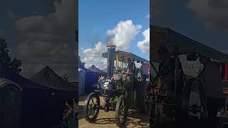 Traction Engine at Haddenham Steam Rally tractionengine steamengine steamrally [upl. by Saenihp]