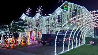 Casas decoradas de Navidad con100 mil luzes en Winter Garden Florida [upl. by Asiulana]