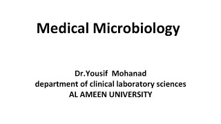 medical microbiology lec1 pt2 Ar [upl. by Constanta222]