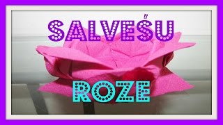 Salvešu roze Galda dekorēšanai servēšanai Video ideja 4sērija [upl. by Fremont]