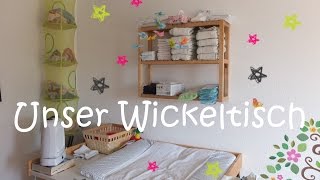 Unser Wickeltisch  Wickeln mit Stoffwindeln [upl. by Ruzich]