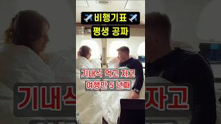 비행기표 평생 공짜인 사람이 있다 스튜어디스 항공 승무원 X [upl. by Alial]