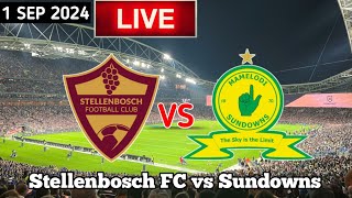 Stellenbosch FC Vs Mamelodi Sundowns Live Match Today [upl. by Rosabel]